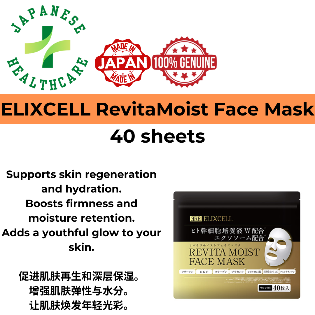 Elixel Revita Moist Face Mask – High-performance sheet mask of exosomes and stem cells|Made from Mediglo LLC