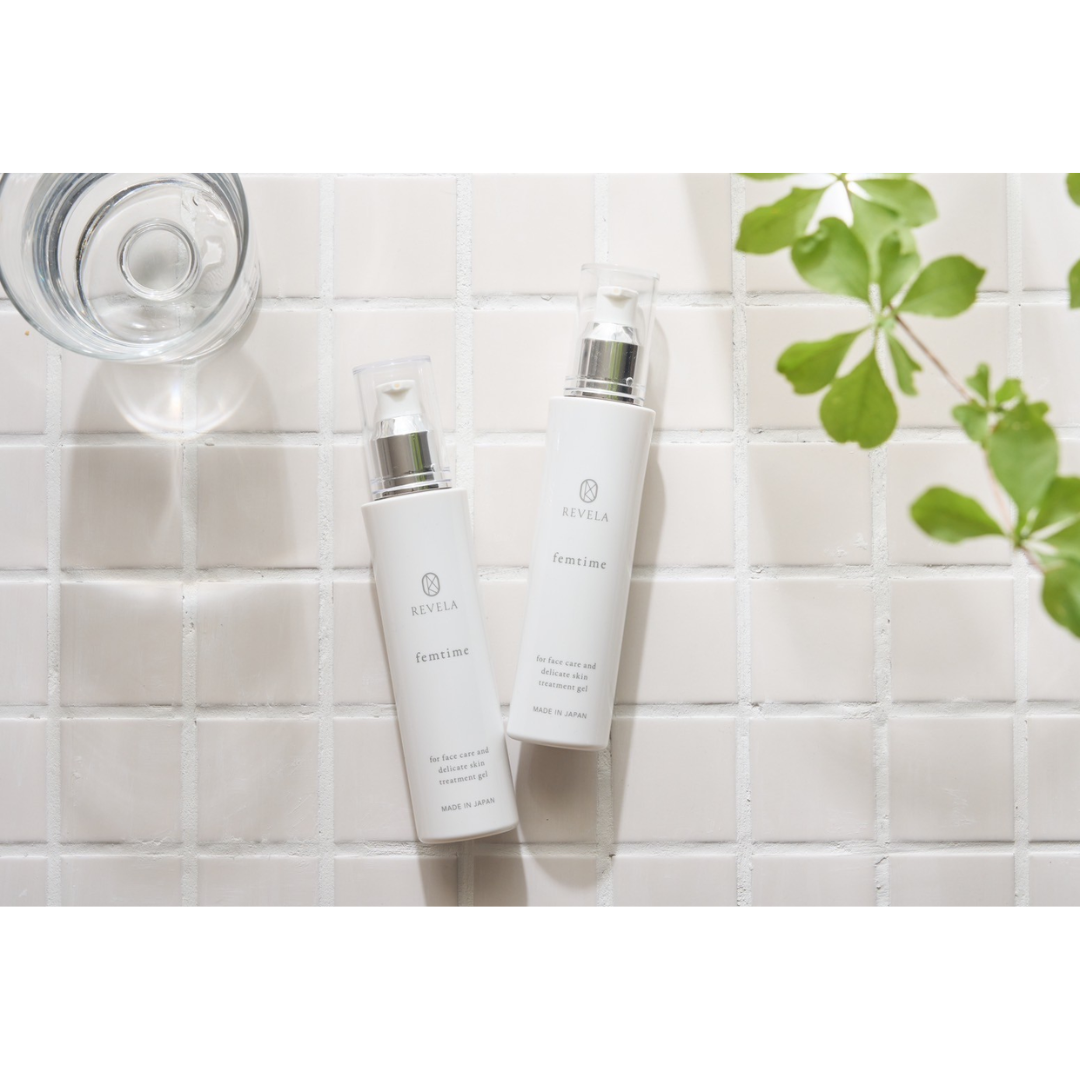 femtime all-in-one gel – one for your face and sensitive areas! Time-saving & highly moisturizing skin care｜Made from Medigro LLC